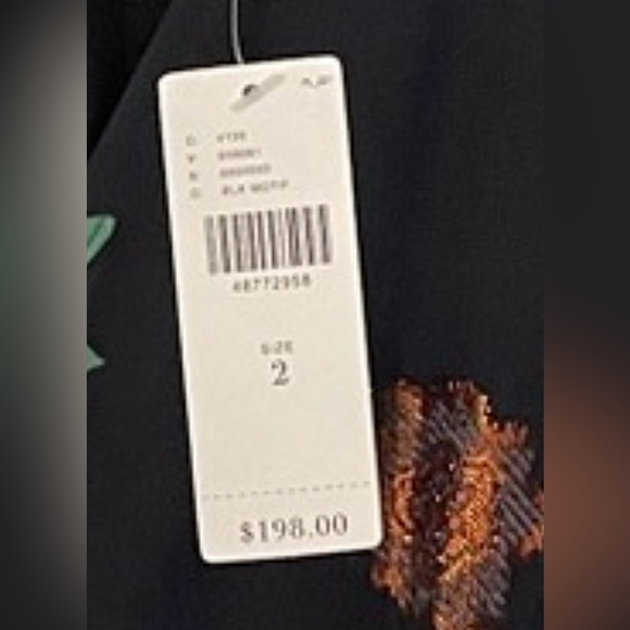 Anthropologie Moulinette Soeurs Mixed Media Ciao Bella Faux Wrap Dress - Picture 9 of 11